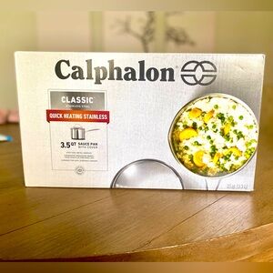 Classic Stainless Steel 3.5 Qt. Covered Saucepan